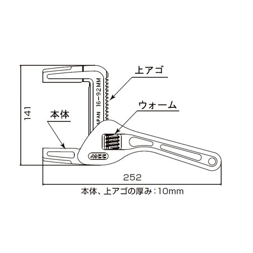 EA530WA−2 252mm/16−92mm ワ