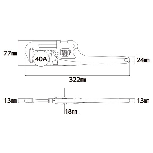 EA546DT−1 49mm/300mm パイプレ
