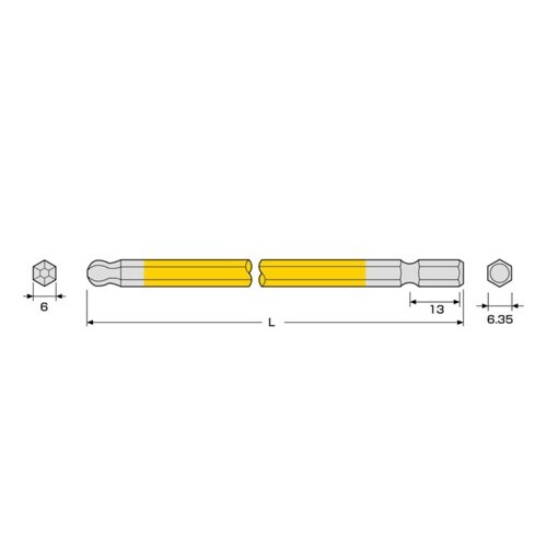 EA611BP−306 6.0x200mm [Ba