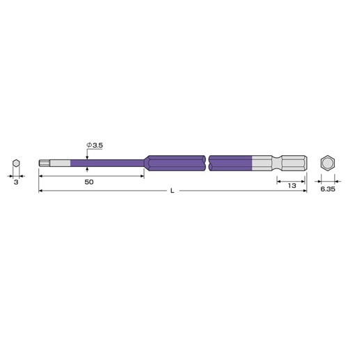 EA611BR−330 3.0x200mm [He