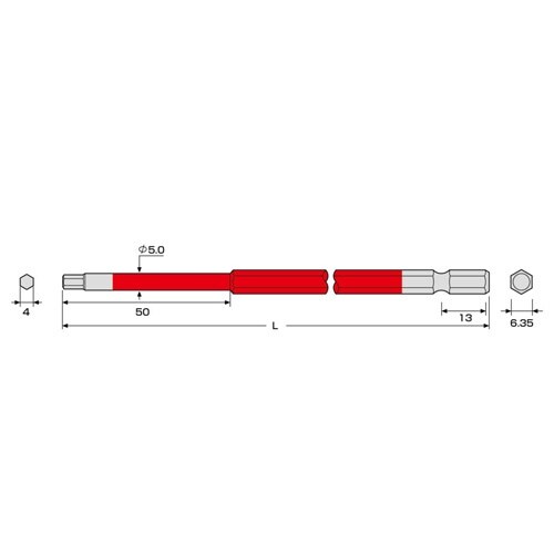 EA611BR−340 4.0x200mm [He
