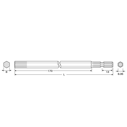 EA611BR−380 8.0x200mm [He