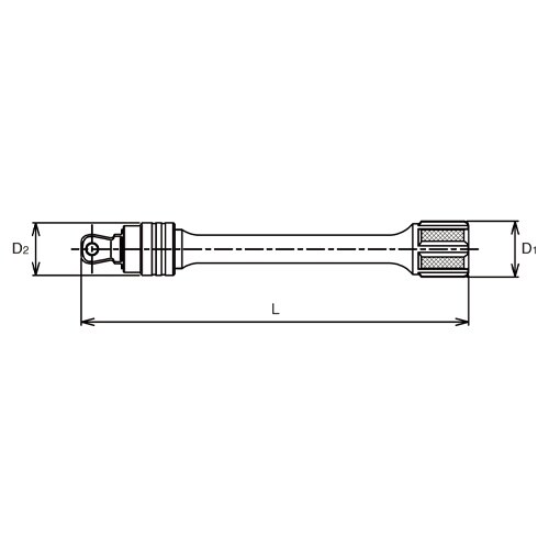 EA618BB−10 3/8”DRx 75mm ス