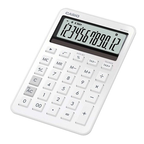 EA761G−128A 12桁 計算機(ホワイト)