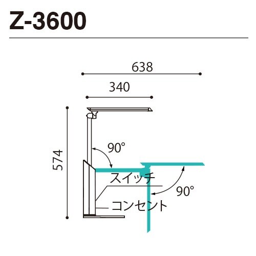 EA761XD−33A AC100V/4W 照明灯