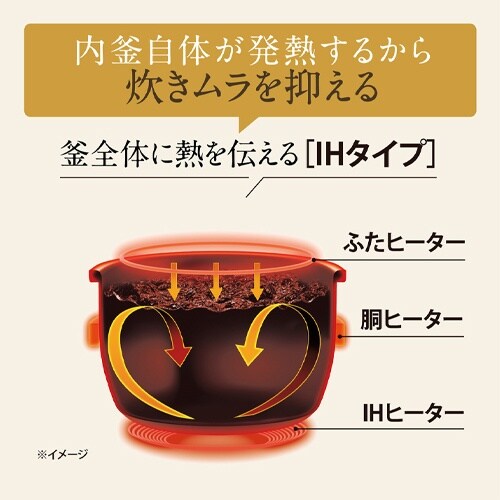 EA763AJ−58F 5.5合 IH炊飯ジャー(