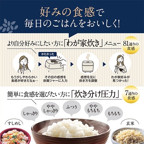 EA763AJ−61E 5.5合 圧力IH炊飯ジャ