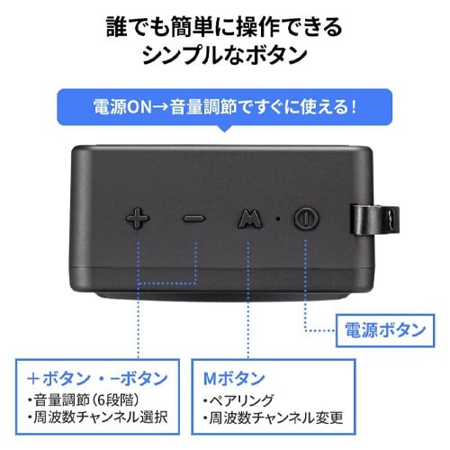 EA763CJ−6B ワイヤレスポータブル拡声器