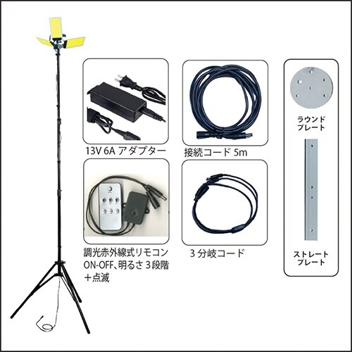 EA814AW−23 AC100V/70Wx3灯