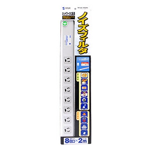 EA815GM−347 2m/8口3P タップ(雷