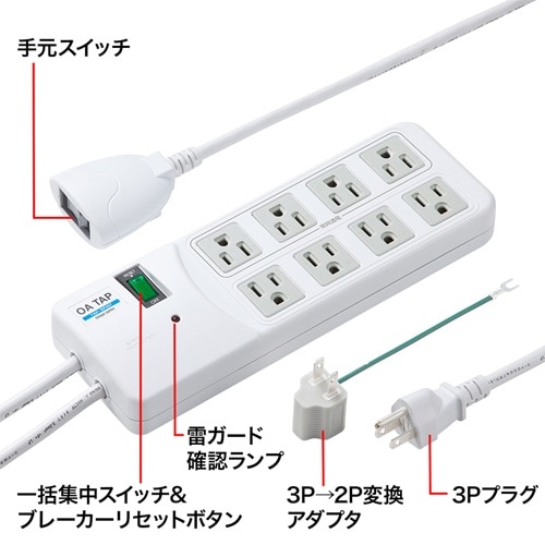EA815GM−394 2.5m タップ(8口/4
