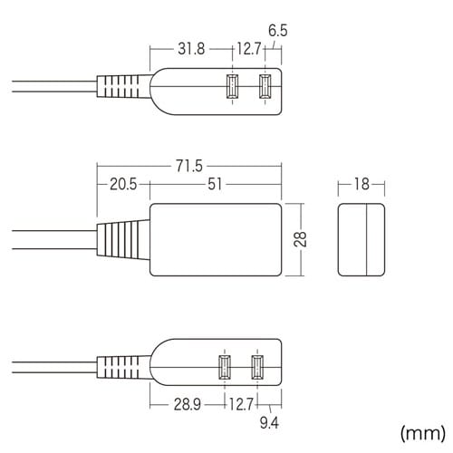EA815GM−413 125V/15Ax 1m