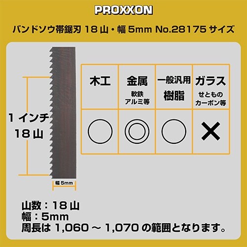 EA854PR−21 5.0mmx18T バンドソ
