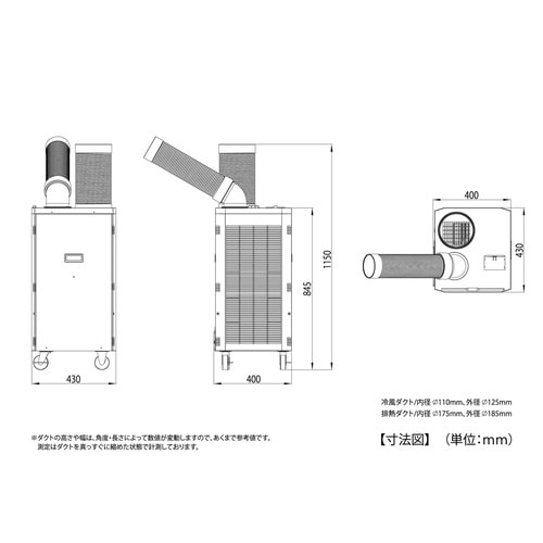 EA897TE−2C AC100V スポットクーラ