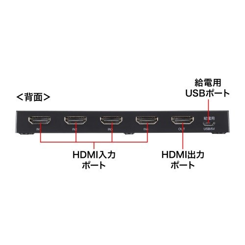 EA940P−117 HDMI切替器(4入力1出力