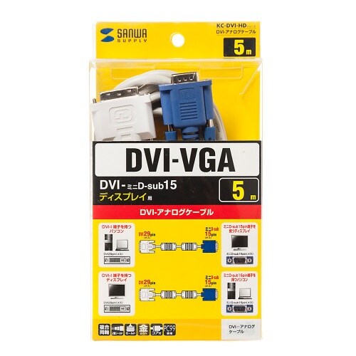 EA940PV−14 5.0m DVIーVGAケ
