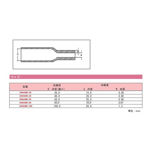 EA944BC−30 30.0mmx 1m 熱収