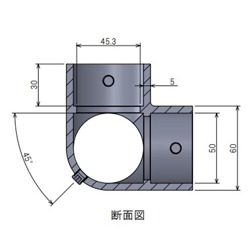 EA948TF−1A 48.6mm パイプジョイン