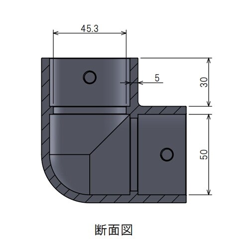 EA948TF−9B 48.6mm パイプジョイン