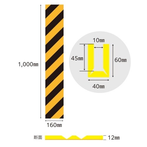 EA983FE−521 60x40mm/1.0m