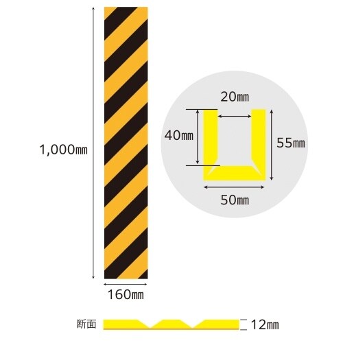 EA983FE−522 55x50mm/1.0m