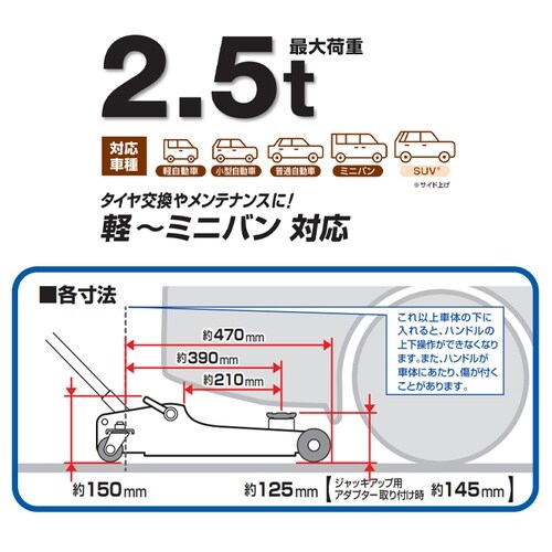EA993LB−7 2.5ton/125−410m