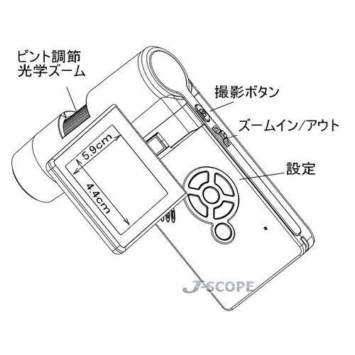 携帯顕微鏡LCDマイクロスコープ