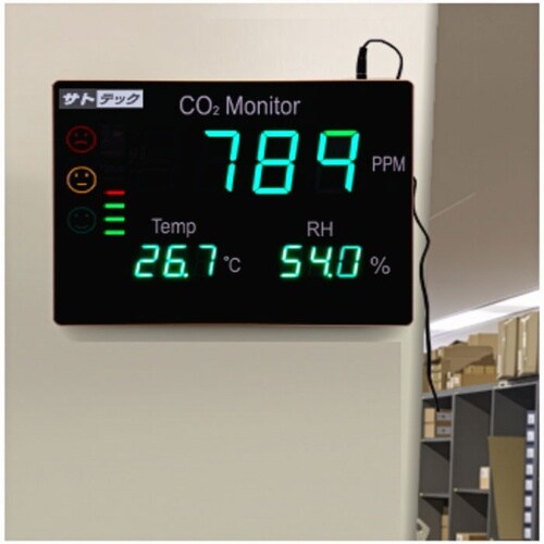 CO2モニター表示器 (換気モニタ)