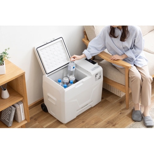 ポータブル冷蔵冷凍庫 40L ホワイト