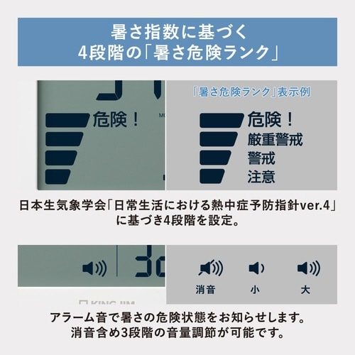 暑さ指数計 NTSK−2−W シロ 中型