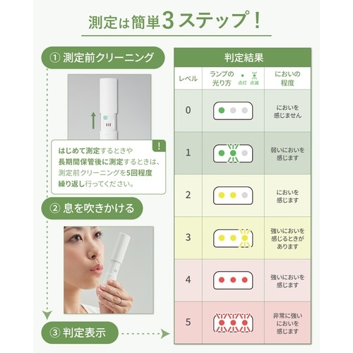 ブレスチェッカー ホワイト EB−101