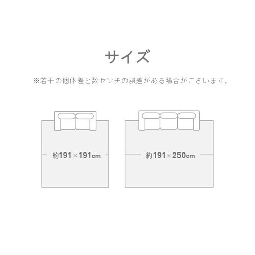 FXしきさい ベージュ 191×250cm