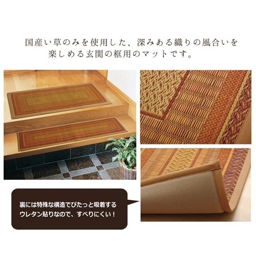 Fランクス 上がり框 ネイビー 35×90cm