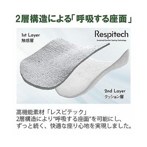 アクト2 背プレーンメッシュ 4D可動肘