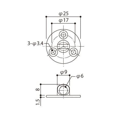 フック取付座金 32H H61686−0