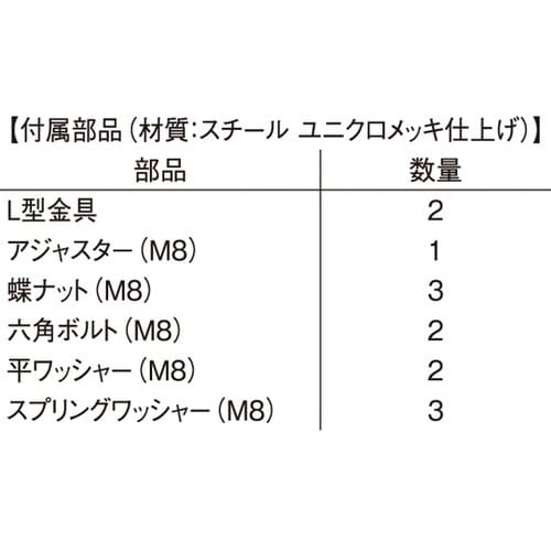 ガレージ防犯ミラー ブロック用取付金具