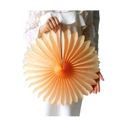 ハニカムラウンドペーパーファン44cm