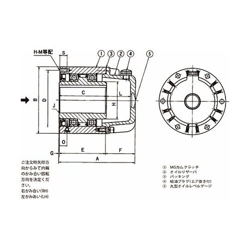 カムクラッチ MG−Rシリーズ MG70