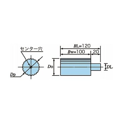 タイミングプーリ PXプーリ P3M(棒