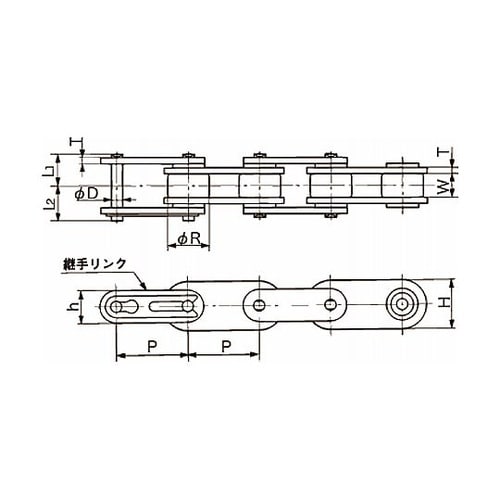 ニードルブシュチェーン(ステンレス仕様)