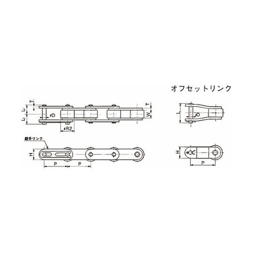 プラローラバイピッチチェーン(SS仕様)