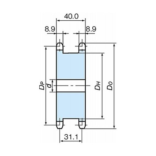 RS50 スプロケット SDタイプ(単列