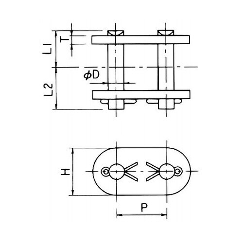 エンドボルト専用継手リンク(RSローラチ