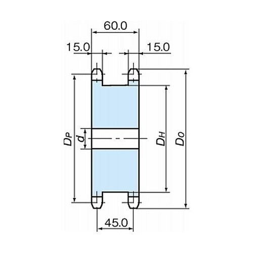 RS80 スプロケット SDタイプ(単列