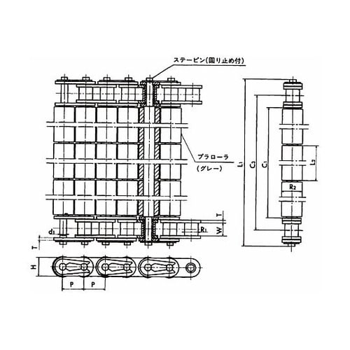 プラローラテーブル RT形 RT416−