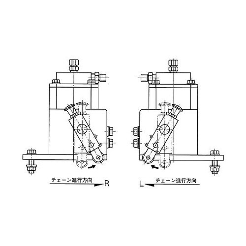 コンベヤチェーン用自動給油器(大形コンベ