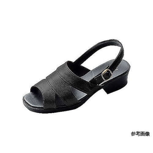 お洒落なバッグバンドサンダル ブラック