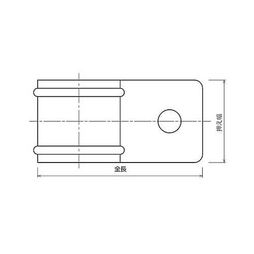 フレキ用片サドル 1箱(50個入) F−