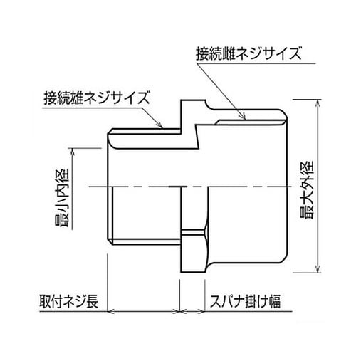 Mネジ変換アダプタ WB−M63−70