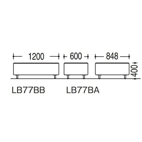 ルート2(LB77)ベンチ ネオブラック